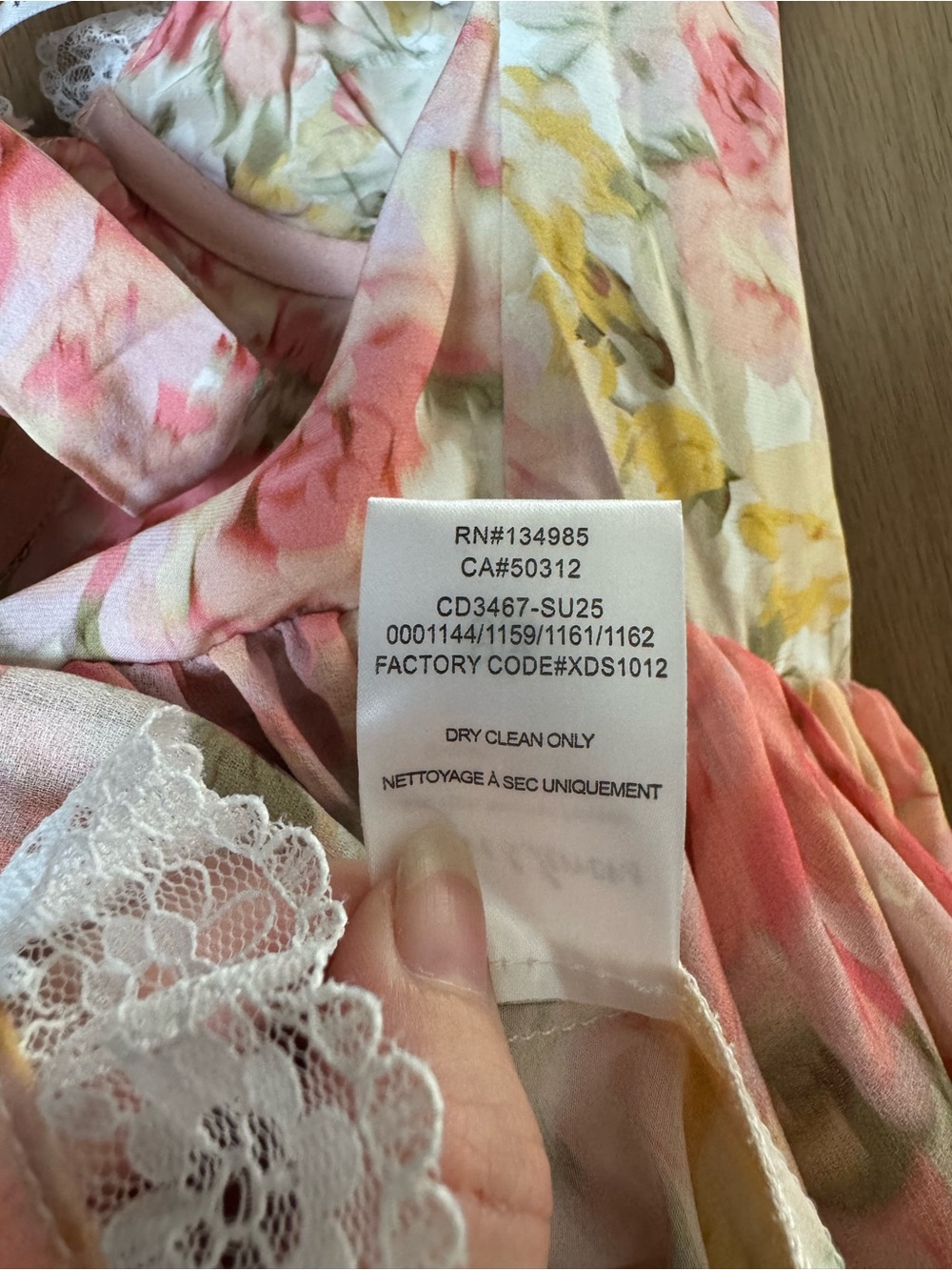 For Love & Lemons Elea Asymmetrical Mini Dress Peach XS NWT - Picture 10 of 10
